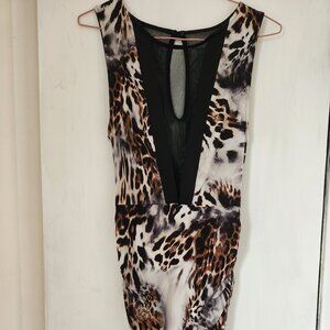 Leopard Animal Print, Flexi Dress